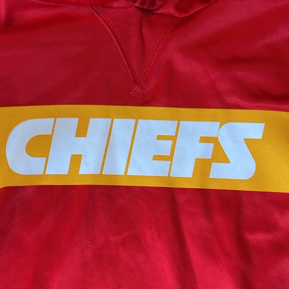 NFL Red Nike Onfield Hoodie size xxl kc Kansas City Chiefs football Taylor swift - Picture 2 of 7